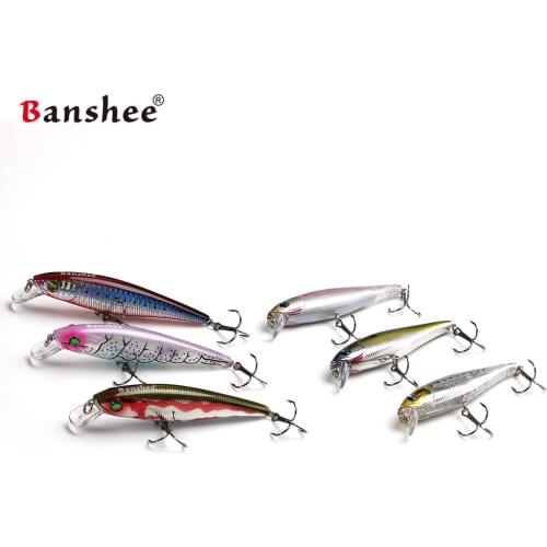 Banshee 6pcs/lot 100mm 16g Chilly Stick JR MNNW40 Floating Fishing Lure shallow diving Jerkbaits Minnow Hard Artificail Bait