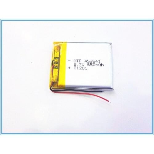 Free shipping 3.7V,650mAH,[453641] PLIB; polymer lithium ion / Li-ion battery for dvr,GPS,mp3,mp4,cell phone,speaker