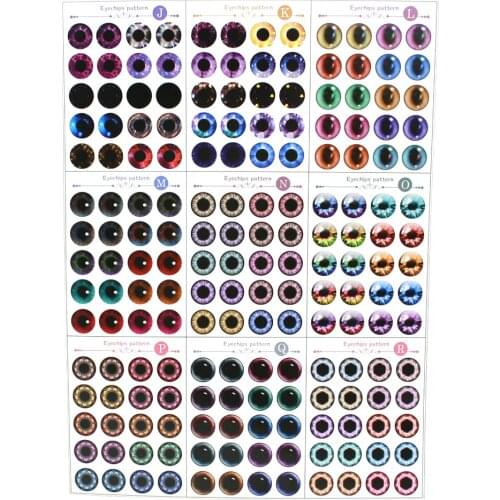 Free shipping Special Eyes chips ONLY pattern paper suitable for 1/6 blyth doll 30cm bjd DIY ICY fashion accessories (J-R)