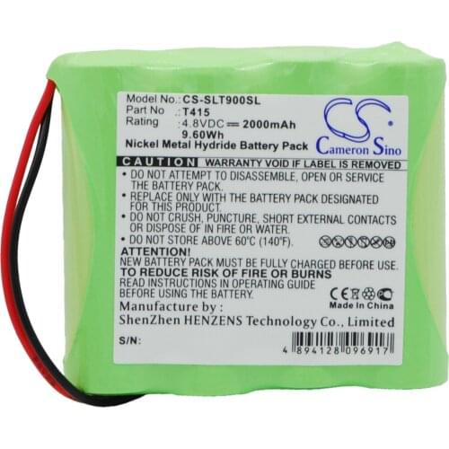 Cameron Sino 2000mAh Battery T415 for Schaub Lorentz TL900