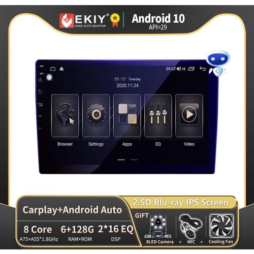 EKIY DSP 6G 128G Android 10.0 For Opel Zafira B Astra H 2005-2014 Car Radio Multimedia Player GPS Navigation Stereo no 2 din DVD