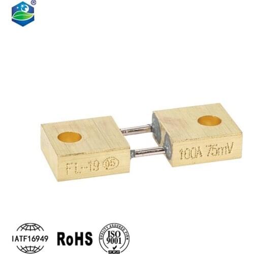 FL-19 DC Shunts 300A 400A 500A 75mV High Quality Silver Current Divider SHUNT Resistor For Analogue Panel Meter