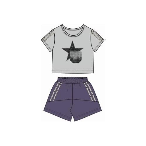 2 Pcs Baby Summer Sport Outfit