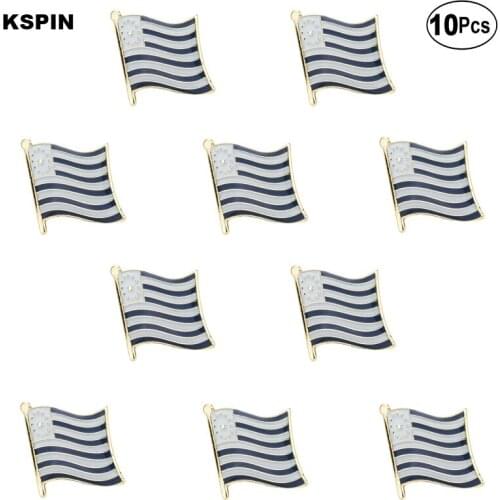 Mormon Flag Lapel Pin Flag badge Brooch Pins Badges 10Pcs a Lot