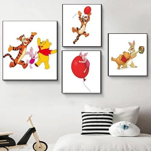 Disney Winnie The Pooh Tigger Eeyore Full Diamond Embroidery Diamond Mosaic Diamond Painting Cross Stitch Kits Home Decor