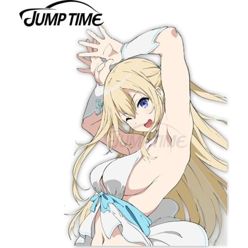 Jump Time Amagi Brilliant Park Sylphy 3 9.6 Anime Sexy Girl Vinyl Decal Window Car stickers