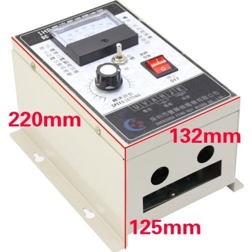 Reversing switch, 1HP governor, 750W high power, 220V DC motor speed controller, 500W permanent magnet DC motor controller