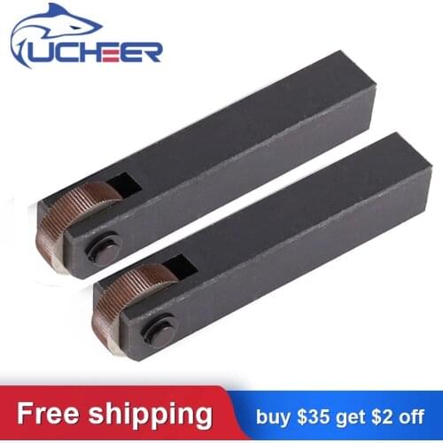 UCHEER 1pc 0.4-3.0mm Straight grain Knurling cutter Embossing Wheel Steel Lathe Tool Holder Hob