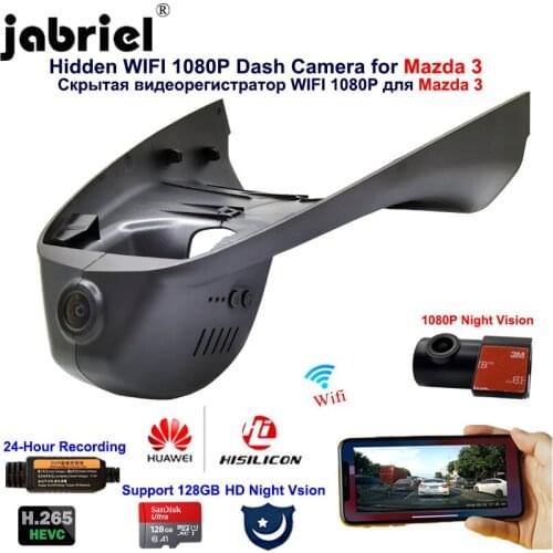 2K 1080P Hidden Wifi Car Dvr Dash Camera Auto video recorder Registrator rear camera for Mazda 3 Axela 2017 2018 2019 2020 2021