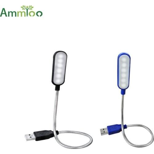 USB LED Night light Eye Care Study Work luminaria LED Desk Table Book Reading lamp For Computer PC Notebook Charger Power Supply