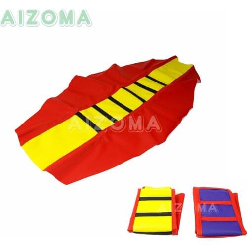 Motorcycle Universal Rubber Gripper Soft Seat Cover for Kawasaki Honda Yamaha Suzuki DRZ WR EXC CRF Dirt Bike Protector