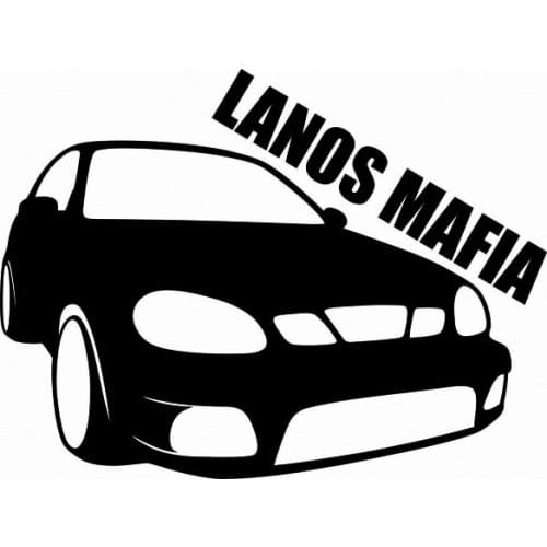 Funny Car Sticker Accessories Lanos Mafia Pvc Car Window Cover Scratches Waterproof Car Styling Decal PVC 15cm * 11cm