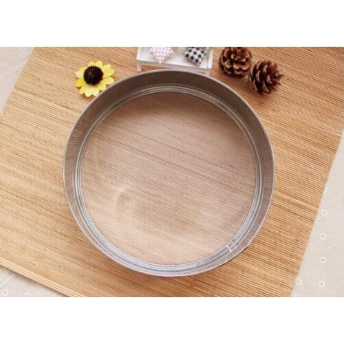1PC 8 INCH LewaDeal Baking Tools Flour Sieve Stainless Steel Circle Filter 20cm High 5cm 40 Mesh JC 0567