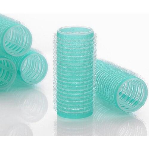 6pcs Self Grip Hair Rollers Cling Any Size Home Salon DIY Hair Styling Tools Hairdressing Hair Curlers Roller