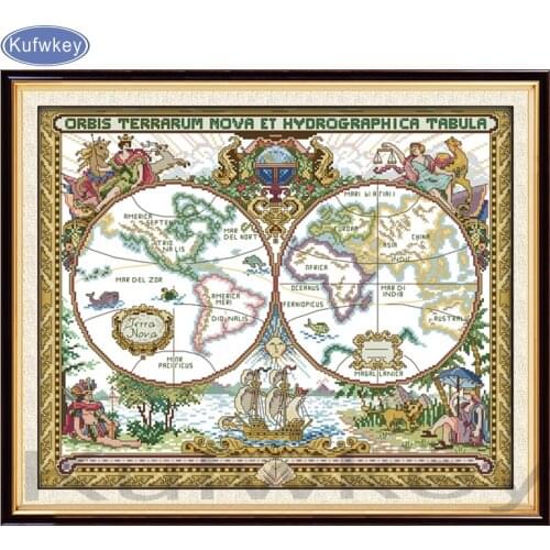 5D DIY Diamond Embroidery Old world map,3d picture Home decoration, map Diamond Painting Cross Stitch Needlework,Diamond mosaic