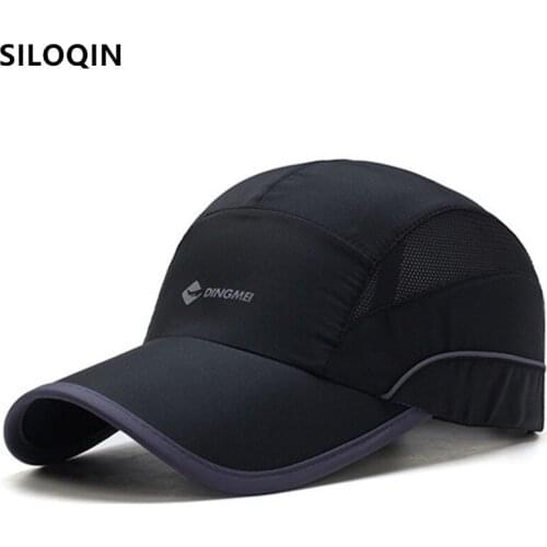 SILOQIN Snapback Cap New Summer Womens Hat Breathable Baseball Caps Mens Mesh Cap Adjustable Size Couple Casual Sports Cap