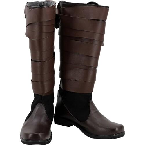 Star Cosplay Wars Jedi Luke Skywalker Boots Party Shoes Custom Halloween Carnival Christmas Boots Men Male European Size