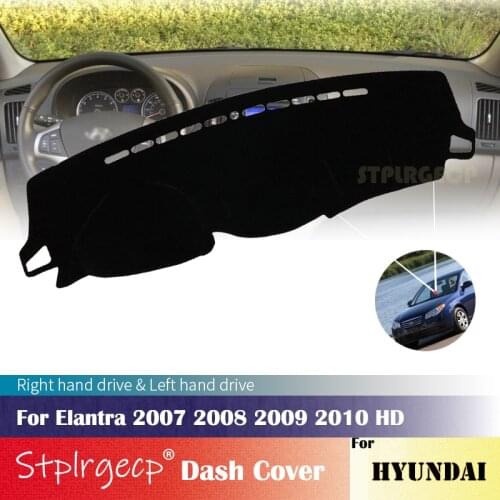 For Hyundai Elantra 2007 2008 2009 2010 HD Avante I30 Anti-Slip Dashboard Cover Protective Pad Car Accessories Sunshade Carpet