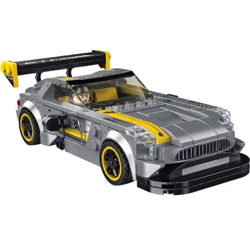 City Racing Car Speed Champions GT3 Model Building Blocks DIY Vehicle Figures Bricks Kids Toy Classic Rally Super Racers Gift