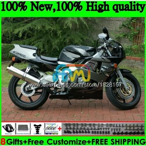 NC23 Kit For HONDA CBR400 CBR400RR 88 89 90 91 92 93 90BS.20 CBR 400 RR 400RR 1988 1989 1990 1991 1992 1993 Black grey Fairing