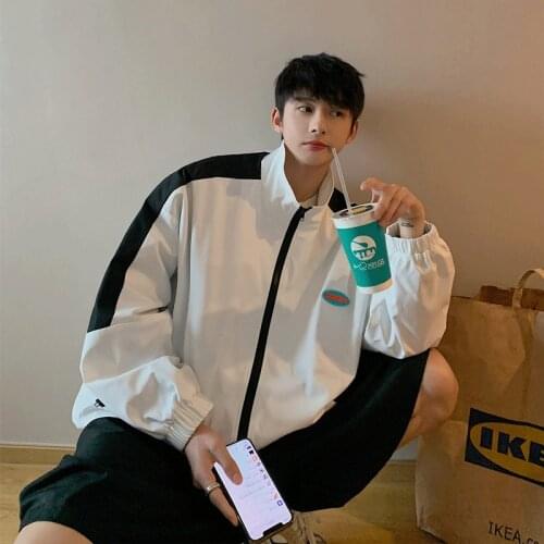 Stand collar boys' jacket spring autumn high street fashion brand leisure sports jacket fashion winter jackets modis moletom