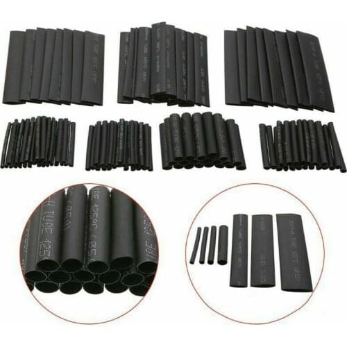 127pcs Heat Shrink Sleeving Tube Assortment Kit Electrical Connection Wire Wrap Cable Waterproof Shrinkage Cables&Tube Tools