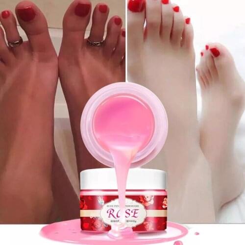 Rose Exfoliating Foot Mask Socks for Pedicure Exfoliating Foot Mask, Mask for Removing Dead Skin Heels, Foot Peeling, Foot Mask