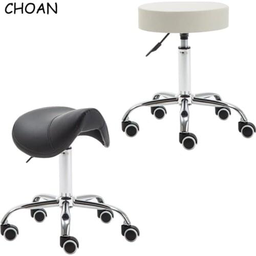 Salon makeup barbershop tattoo spa hair nail beauty hairdresser equipment furniture barber chairs rolling Round saddle stool