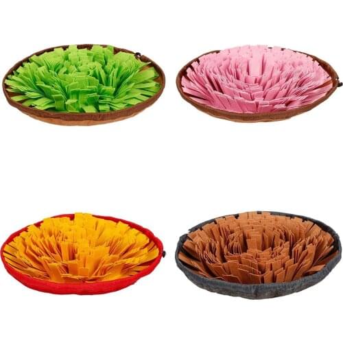 Dogs Snuffle Mat Pet Leak Food Anti Choking Mat Cat Dog Training Blanket Nose Work Toy Pet Slowing Feeding Mat Dog Snuffle Mat