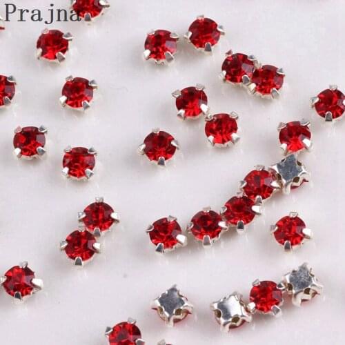 Prajna Sew Rhinestones Claw Crystal Claw Rhinestones Flat Back Rhinestone Clear Jewelry Handmade Decoration DIY Accessories