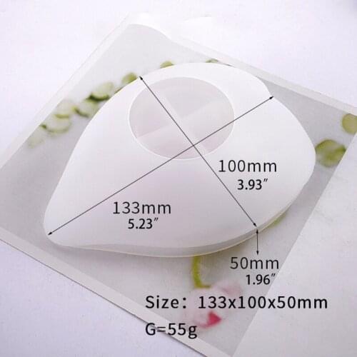 Crystal Epoxy Resin Mold Heart Shaped Dish Bowl Plate DIY Casting Silicone Mould