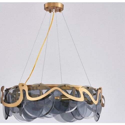 Nordic led stone chandelier deco maison lustre pendente kitchen dining bar pendant lamp dining room living room