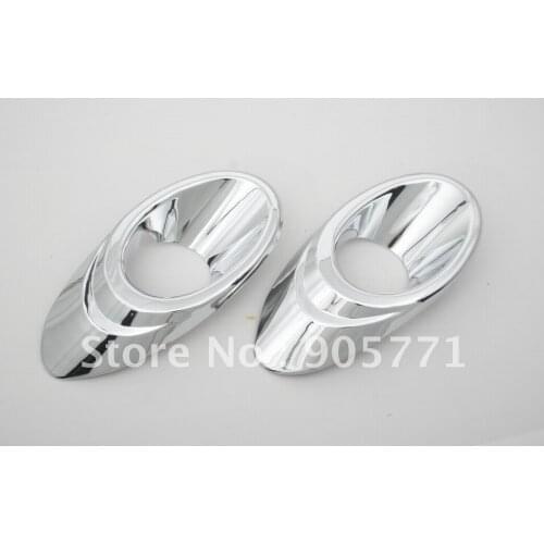 High Quality Chrome Fog Light Cover for Chevrolet New Aveo free shipping