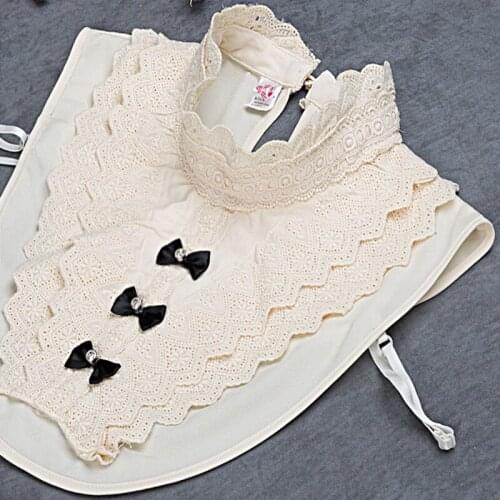 High Quality Fake Shirt Collar For Women Lapel Fake False Collar Detachable decoration lovely princess vintage shirt blouse