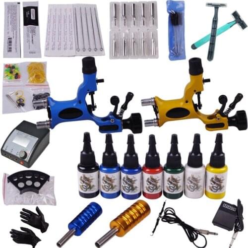 2014 best product tattoo starter kit 2 tattoo machine set YLT-17