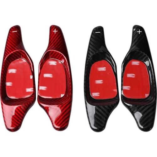 Car Accessories Carbon Fiber Shifter Paddle Steering Wheel Extension Shift For Audi S3 S6 S8 SQ5 RS5 RS7 R8 2014 2015 Car Cover