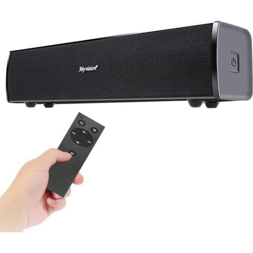 The new 5.0 Bluetooth Soundbar for home theatre wireless remote control is suitable for TV PC and Phone assisted 3.5mm AUX input