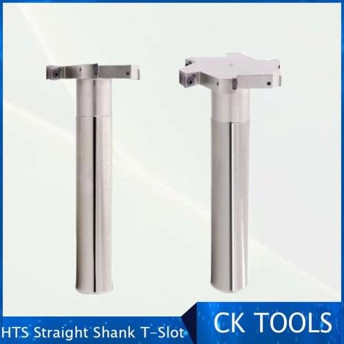 CCMT060204 HTS Straight Shank T-Slot Milling Tool Holder T-Slot Milling Cutters 42CRMO Steel Side Milling Cutter Grooving