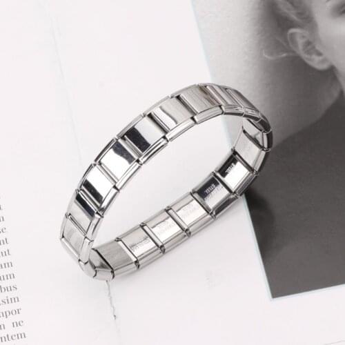 Stainless Steel Elastic Stretch Chain Link Wristbands Bracelets Fashion Jewelry