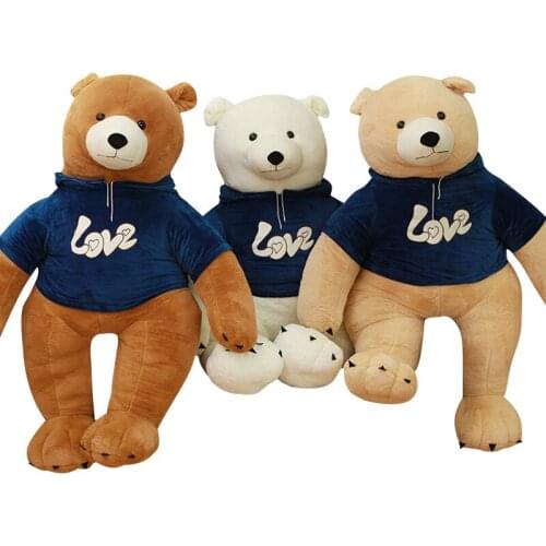 1PCS Hot 90CM Kawaii big Teddy Bears Plush Toys Stuffed Animals Polar bear Dolls Soft Kids Toys