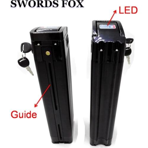 48V 15Ah Bottom Discharge 30A BMS electric bike bicycle lithium li-ion 500W 750W 1000W Black silver fish e bike battery