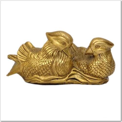 THE WEDDING GIFT OPENING COPPER YUANYANG WATER CAN HOME FURNISHING FENG SHUI ORNAMENTS CRAFTS JEWELRY MARRIAGE