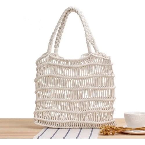 Wholesale Customized Handmade Summer Straw Hobos Bag Rattan Clutch Bag Beach Tote Bags Women Handbags