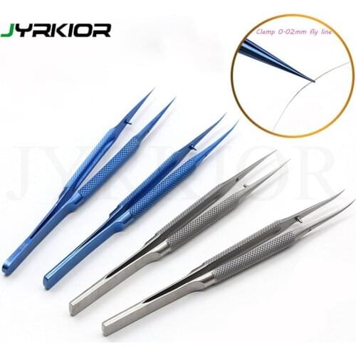 Jyrkior Ultra Precision Jump Line Tweezers Clip 0.02mm Fly Line Titanium Alloy Tweezers For iPhone Motherboard PCB Repair Tools