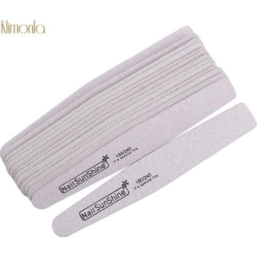 5pcs Gray Nail Art Sanding Polishing Nail Files 180/240 Nail Buffer Blocks Pedicure Manicure Care Nail Buffing Tools