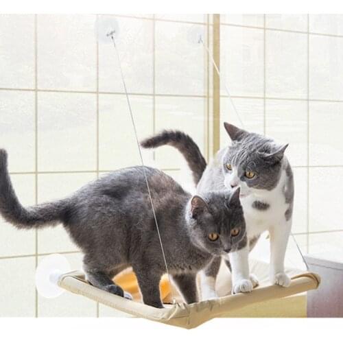 Cat Bed Window Hammock Seat Suction Cups Space Pet Resting Kitten Shelves Providing All Around 360° Sunbath Weightedup to 15KG