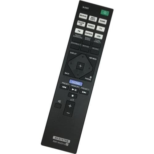 RMT-AA231U RMTAA231U Replace Remote Control Fit For Sony AV Receiver Home Theater System STR-DH770 STRDH770