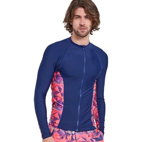 Sbart 2018 New Swimwear Men Swimming Shirt Rashguard Lycra Diving Suit Sun Protection Surfing Rash Guard Long Sleeve Swimsuit