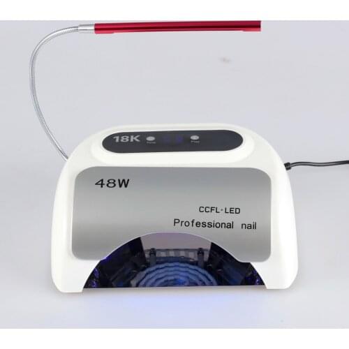 Smart Lamp Nail New Version LED Nail Dryer Metal Bottom LCD Timer Multicolors for Curing UV Gel Polish Nail Art Tools