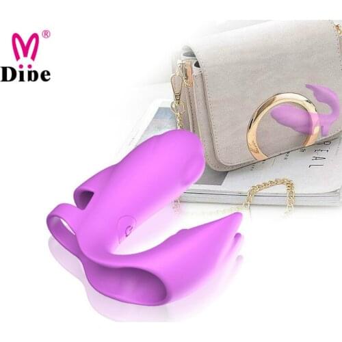 DIBE G Spot Clitoris Nipple Finger Vibrator 7 Powerful Waterproof Vibration Massage Stimulator Female Masturbator Sex Toys shop